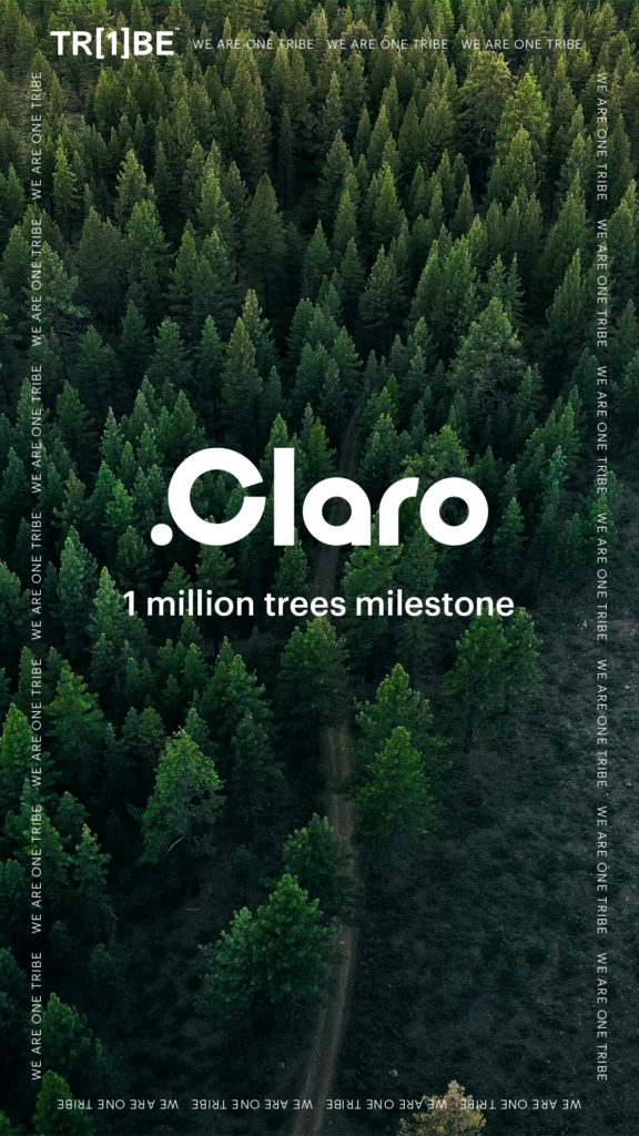 claro money 1 million trees protected milestone story