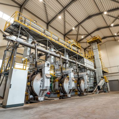 industrial machinery and equipment for the production of eco-friendly wood pellets in a sustainable energy biomass plant, with a focus on environmental technology and renewable resources