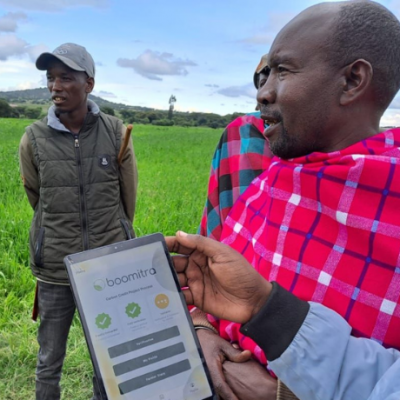 Farmers Using Boomitra App