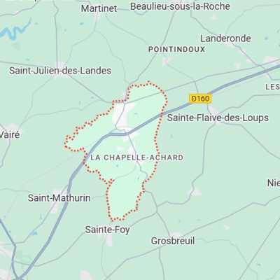 Les achards map