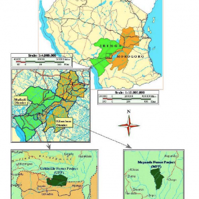 Location of Uchindile and Mapanda Projects