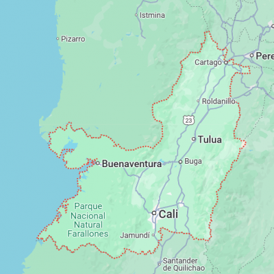 Map2-Valle del Cauca, Colombia