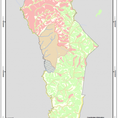 Mapanda Forest Project showing Planted Area and other Land Use, 2008.