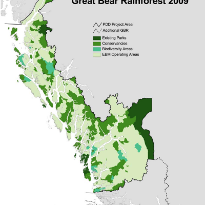 South Central Coast Conservation, Biodiversity and EBM Operating Areas – 2009